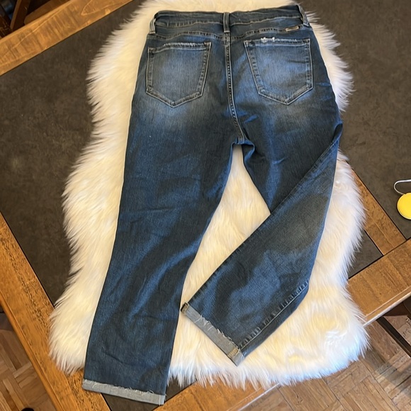 30 with 24 inseam KanCan high rise button fly skinny hemed - Picture 5 of 5